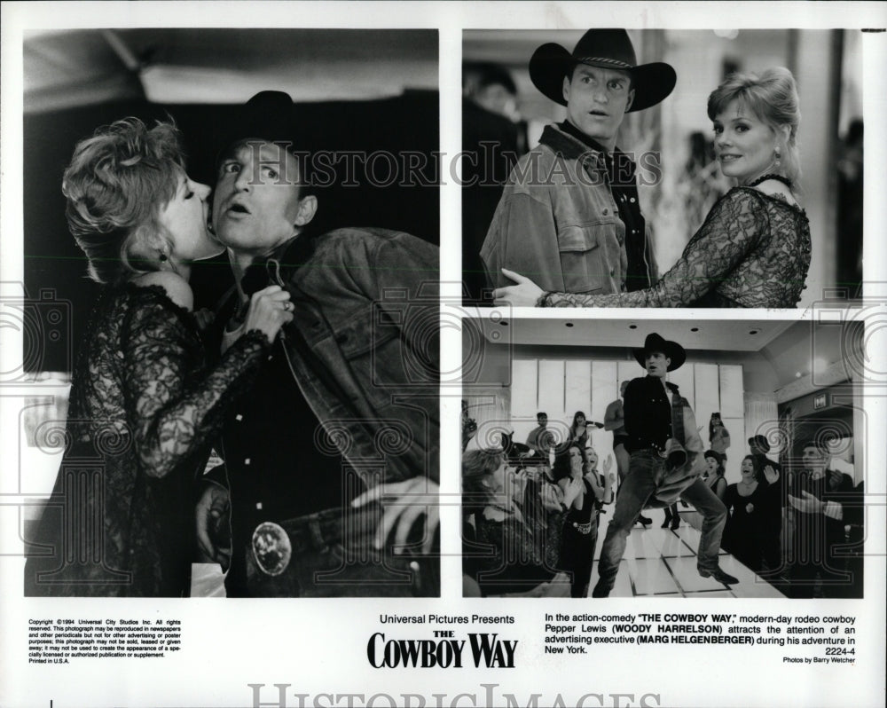 1994 Press Photo Woody Harrelson The Cowboy Way Actor - RRW00303 - Historic Images