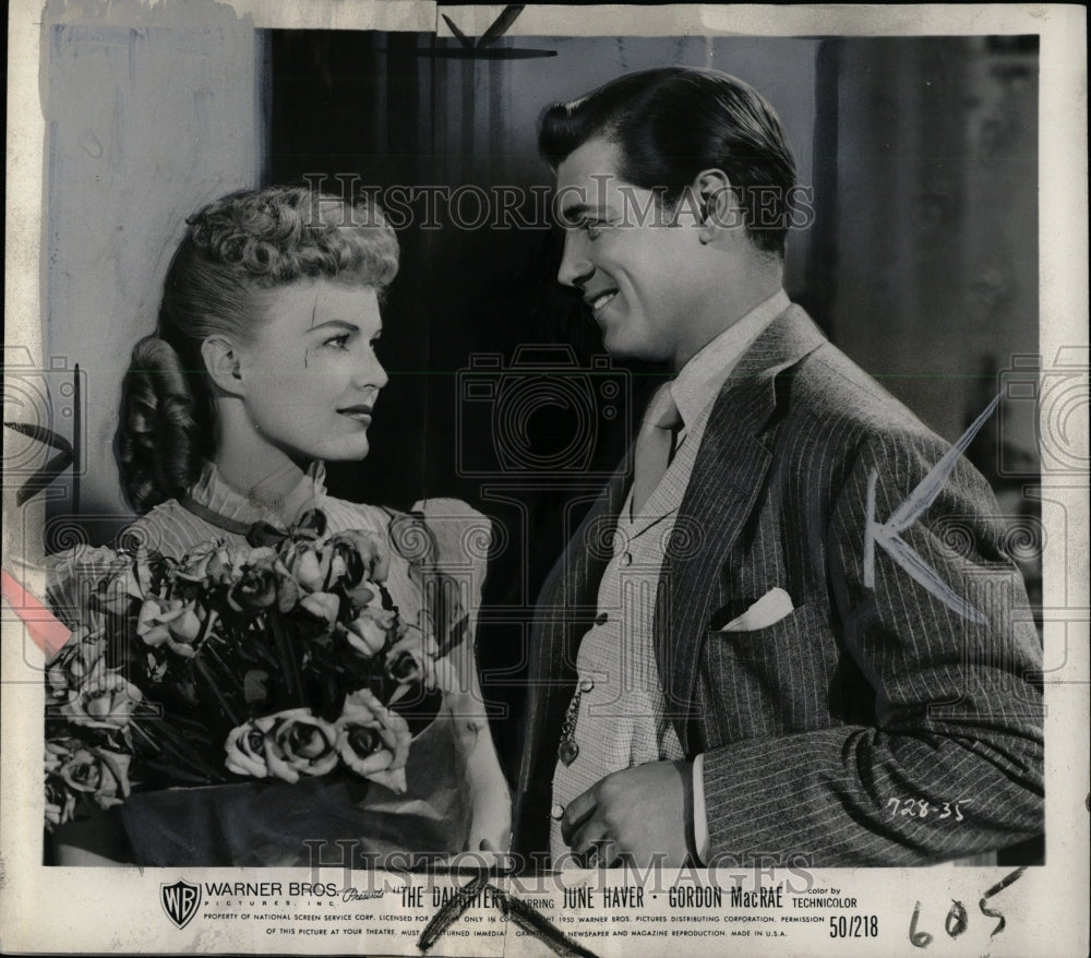 1950 Press Photo June Haver Gordon MacRae American Bros - RRW00315 - Historic Images