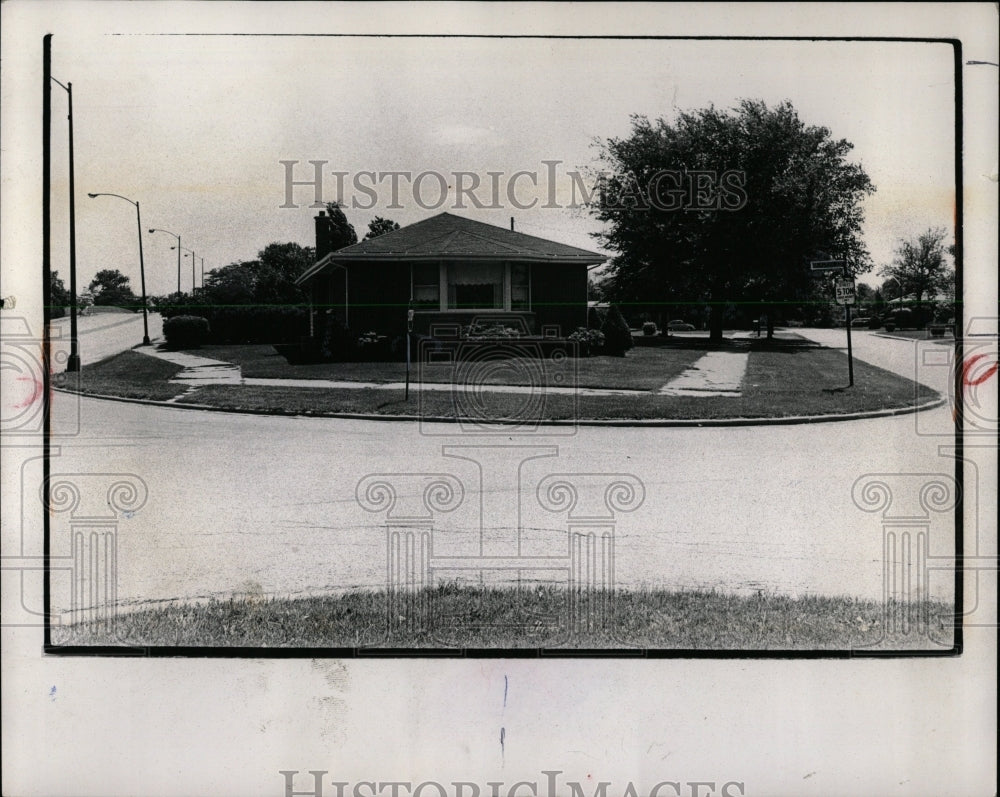 1971 Press Photo Longmeadow Avenue Chicago Street - RRW00675 - Historic Images