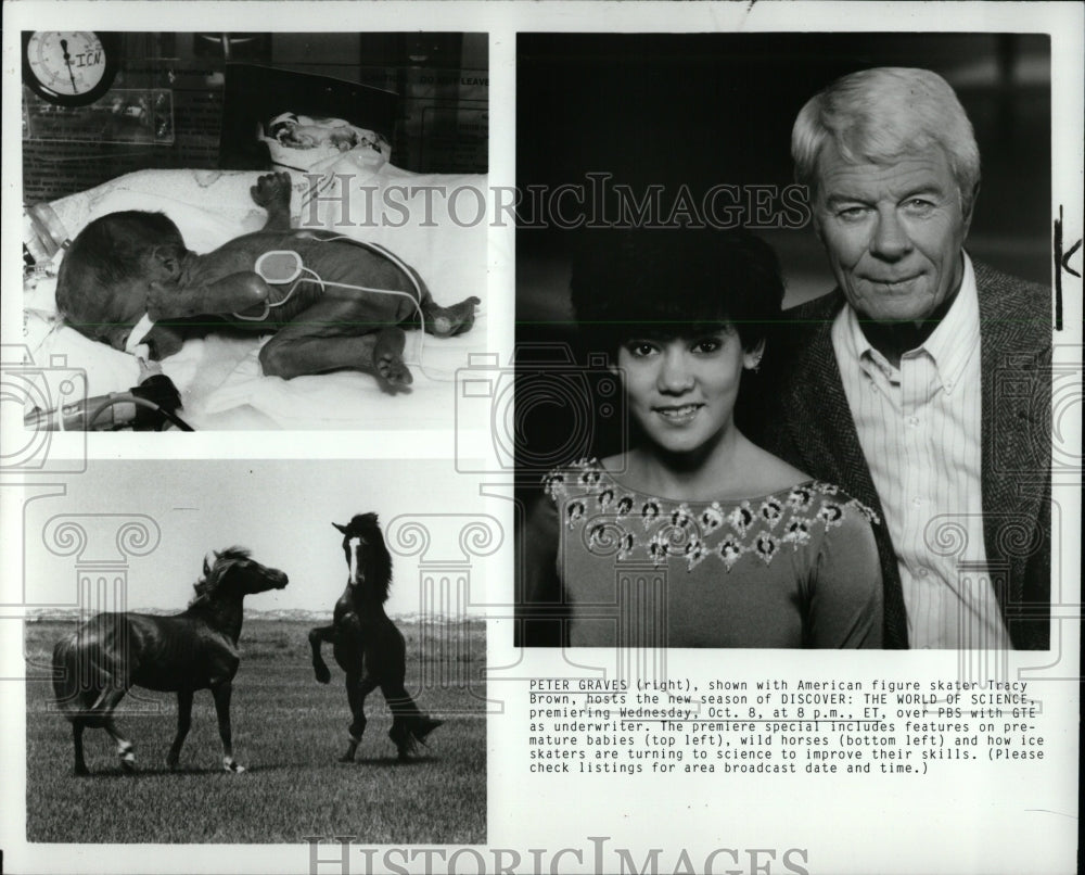 1986 Press Photo Peter Aurness Film TV Actor Host Mich - RRW00769 - Historic Images