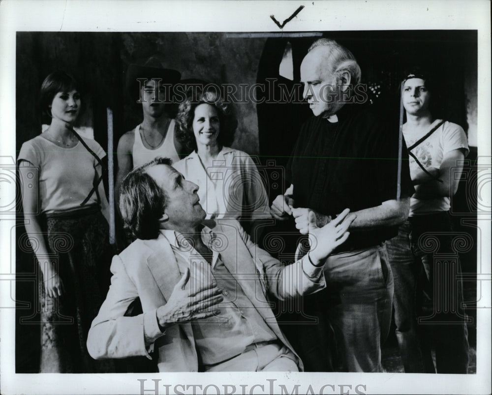 1983 Press Photo Barnard Hughes Theatre Film Actor Mich - RRW00869 - Historic Images