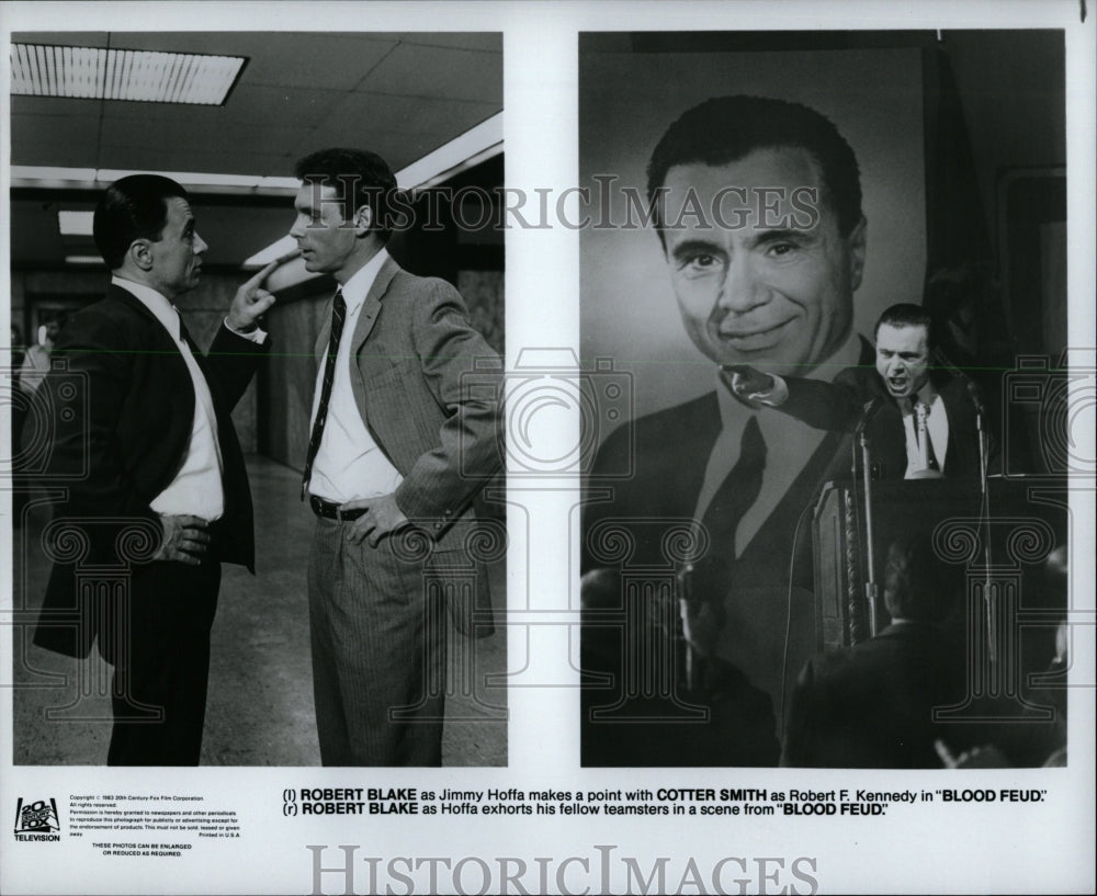 1983 Press Photo Robert Blake Blood Feud Program Actor - RRW00923 - Historic Images