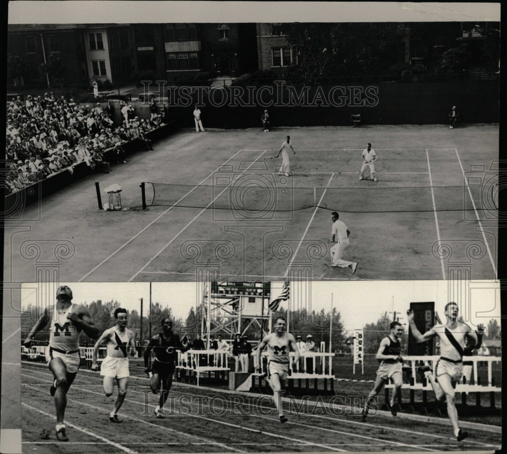 1933 Press Photo Detroit Tennis Club - RRW01061 - Historic Images