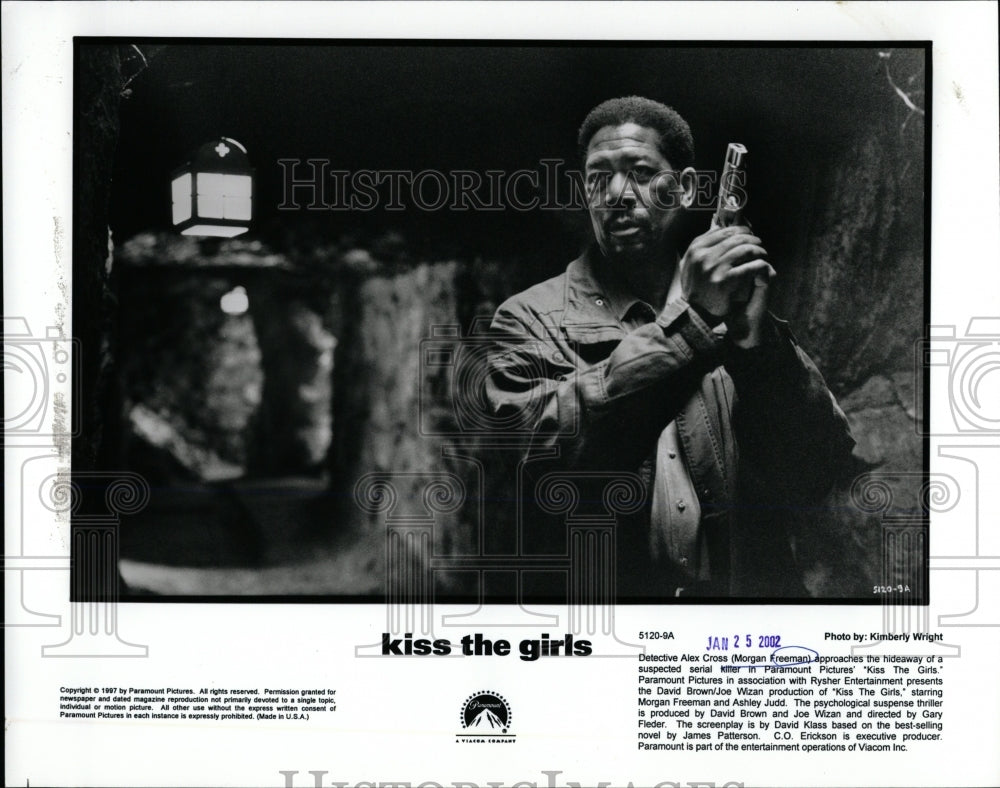 2002 Press Photo Morgan Freeman Film Actor Director - RRW01125 - Historic Images