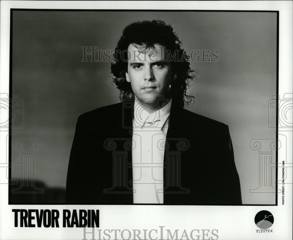 1989 Press Photo Trevor Rabin Yes Rock Band Elektra - RRW01447 - Historic Images