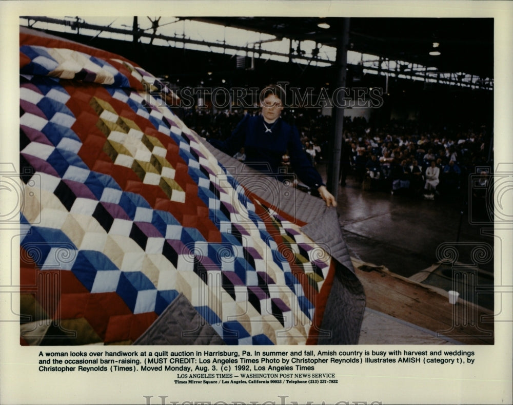 1992 Press Photo Quilt Bed Covers Fashion - RRW01507 - Historic Images