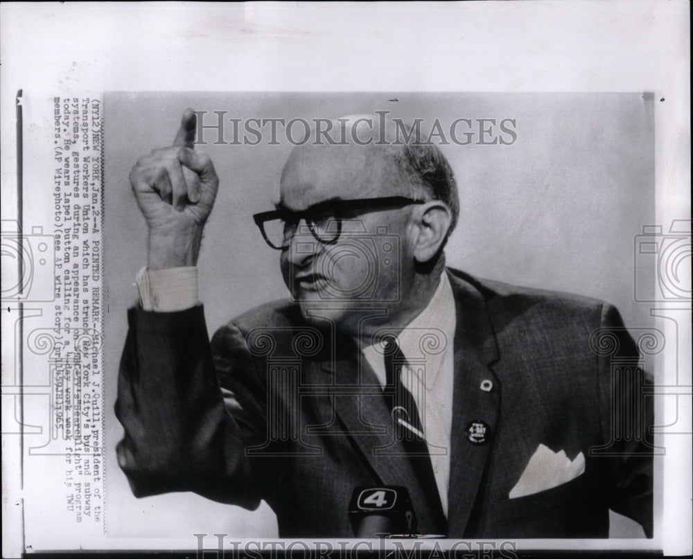 1965 Press Photo Transport Workers Union - RRW01539 - Historic Images