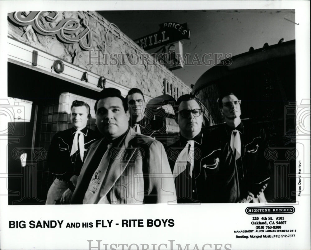 1998 Press Photo Big Sandy &amp; His Fly Rite Boys band - RRW01693 - Historic Images