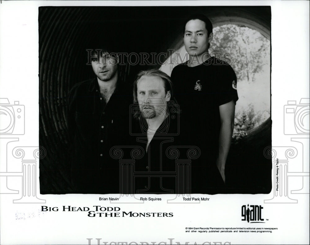 1995 Press Photo Big Head Todd &amp; The Monsters Brian Nev - RRW01715 - Historic Images