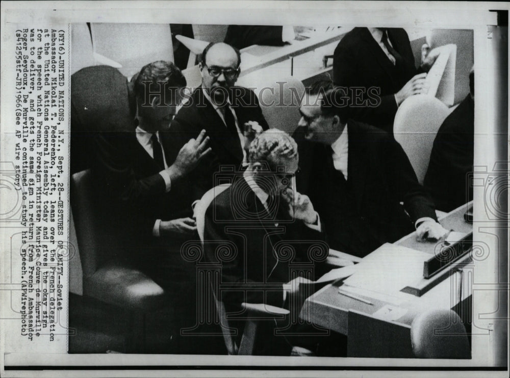 1966 Press Photo United Nations General Assembly - RRW01825 - Historic Images