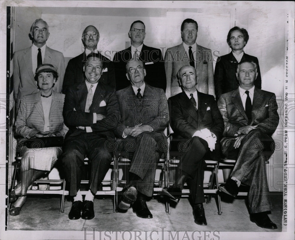 1953 Press Photo General Assembly Amer. Delegation - RRW01849 - Historic Images