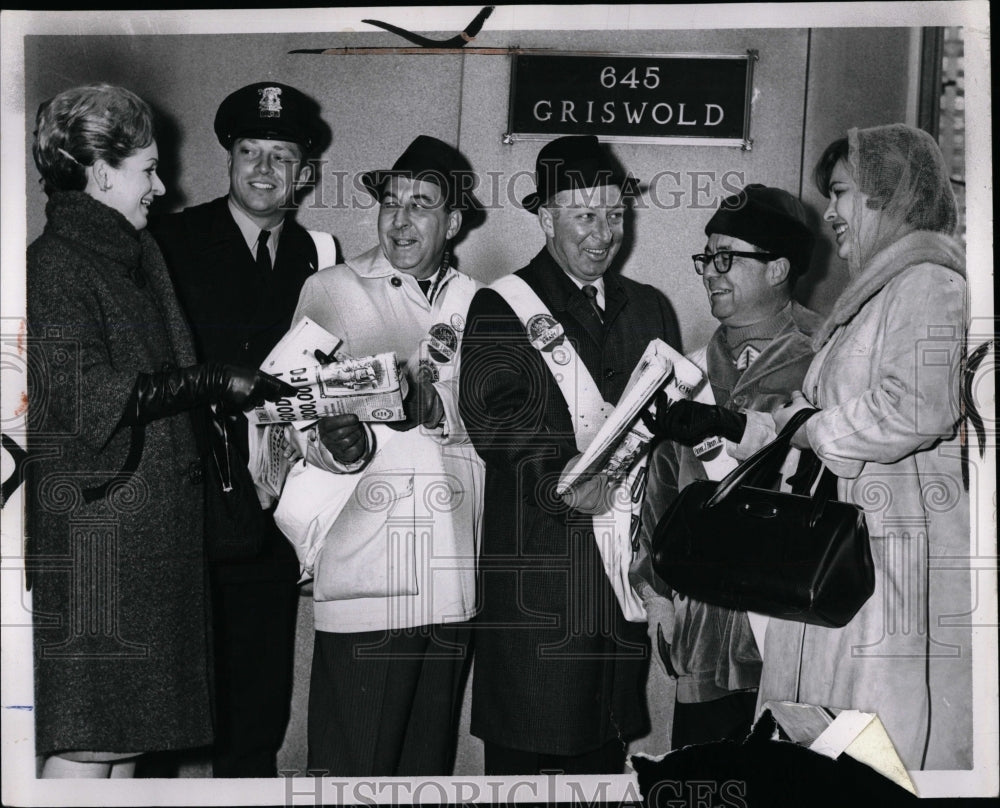 1964 Press Photo R. Sprague, R. Brady, F. Brady, E. Bra - RRW01863 - Historic Images