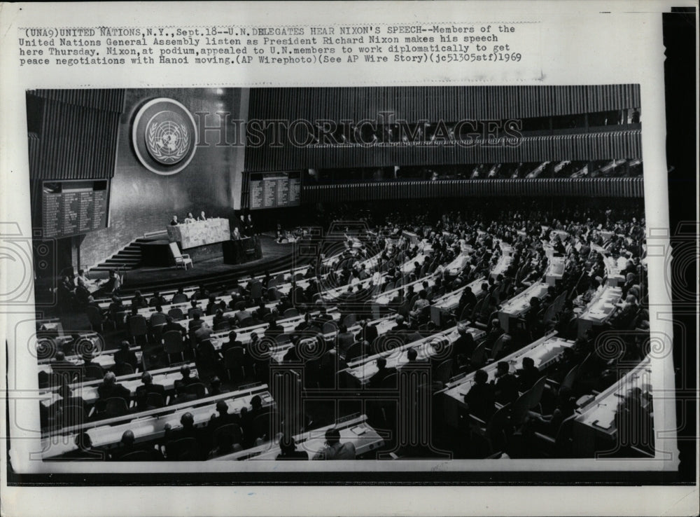 1969 Press Photo U.N. General Assembly - RRW01933 - Historic Images