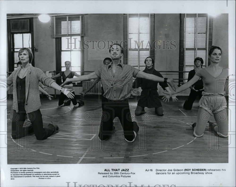 1980 Press Photo All That Jazz Film Actors Rehearsal - RRW01965 - Historic Images