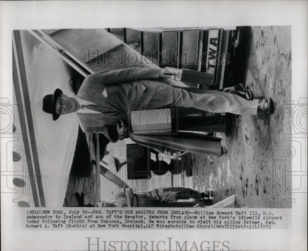 1953 Press Photo William Howard Taft III Ambassador - RRW02387 - Historic Images