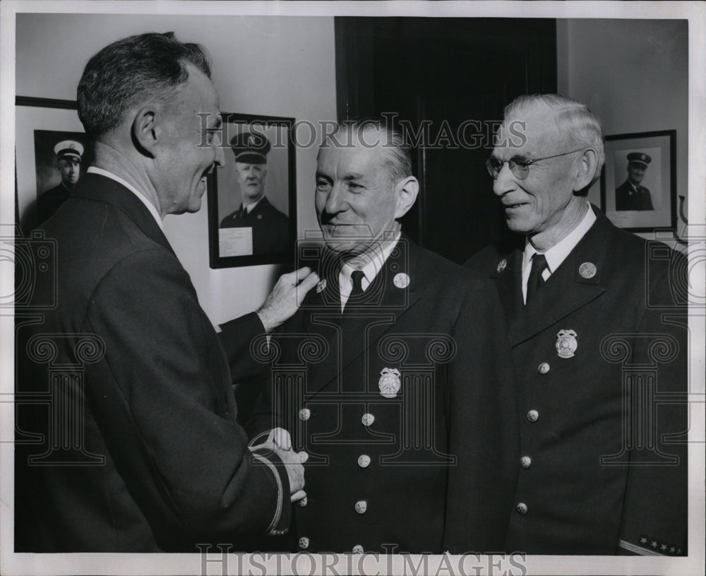 1958 Press Photo New Denver Fire Chief Joseph H. Adler - RRW02419 - Historic Images