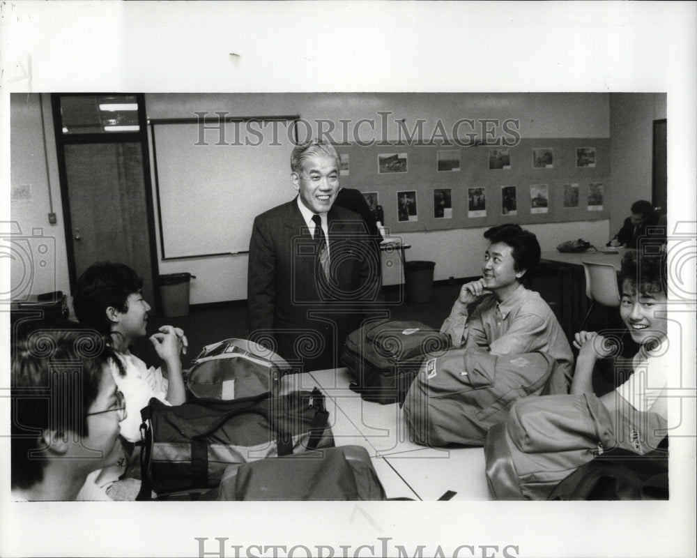 1989 Press Photo Toransuke Takeshita Governer of japans - RRW02423 - Historic Images