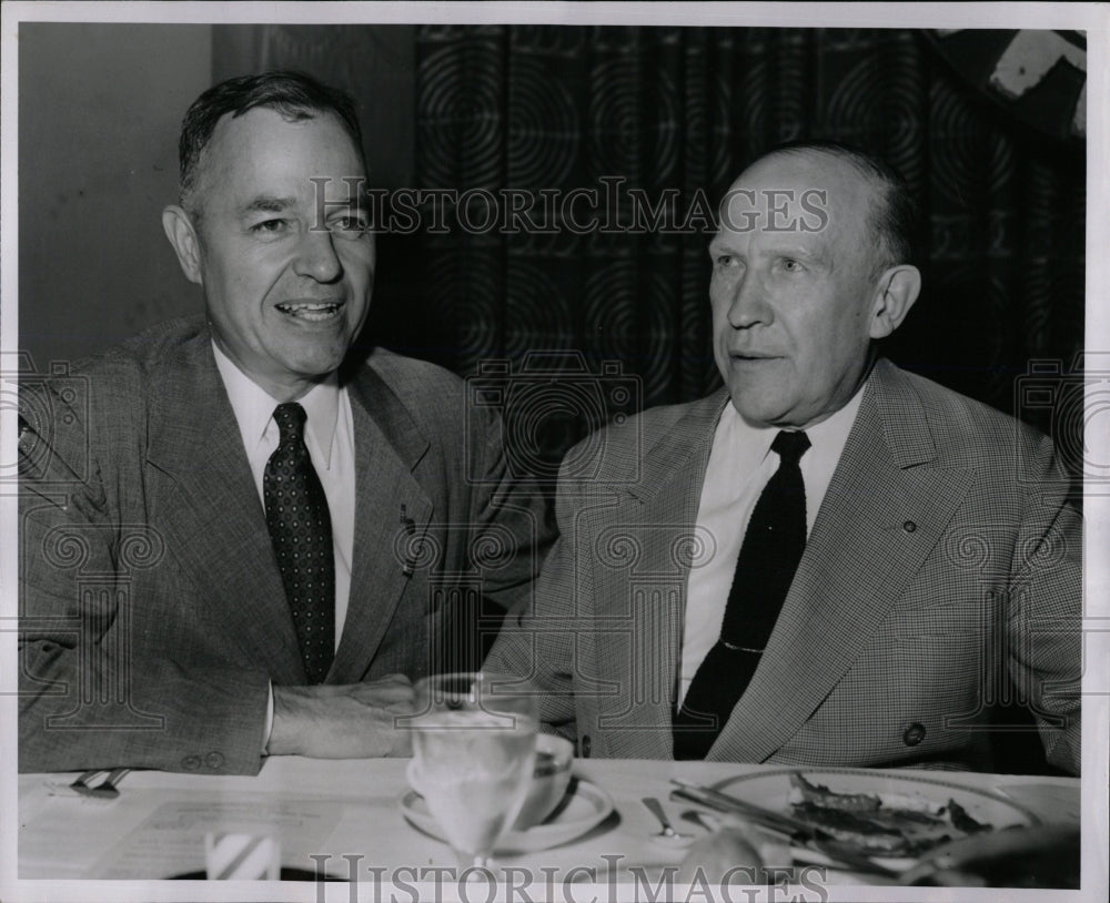 1952 Press Photo Charles P Taft with Steven J Jay - RRW02447 - Historic Images