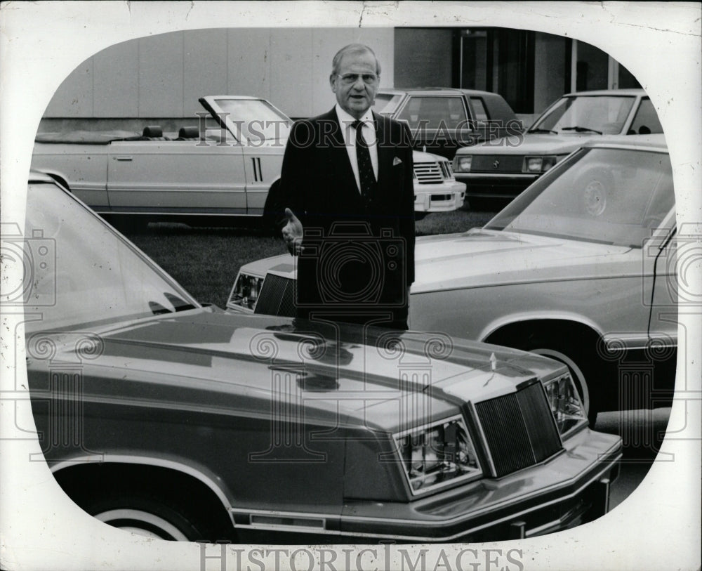 1982 Press Photo Chrysler Lee Iacocca - RRW02537 - Historic Images