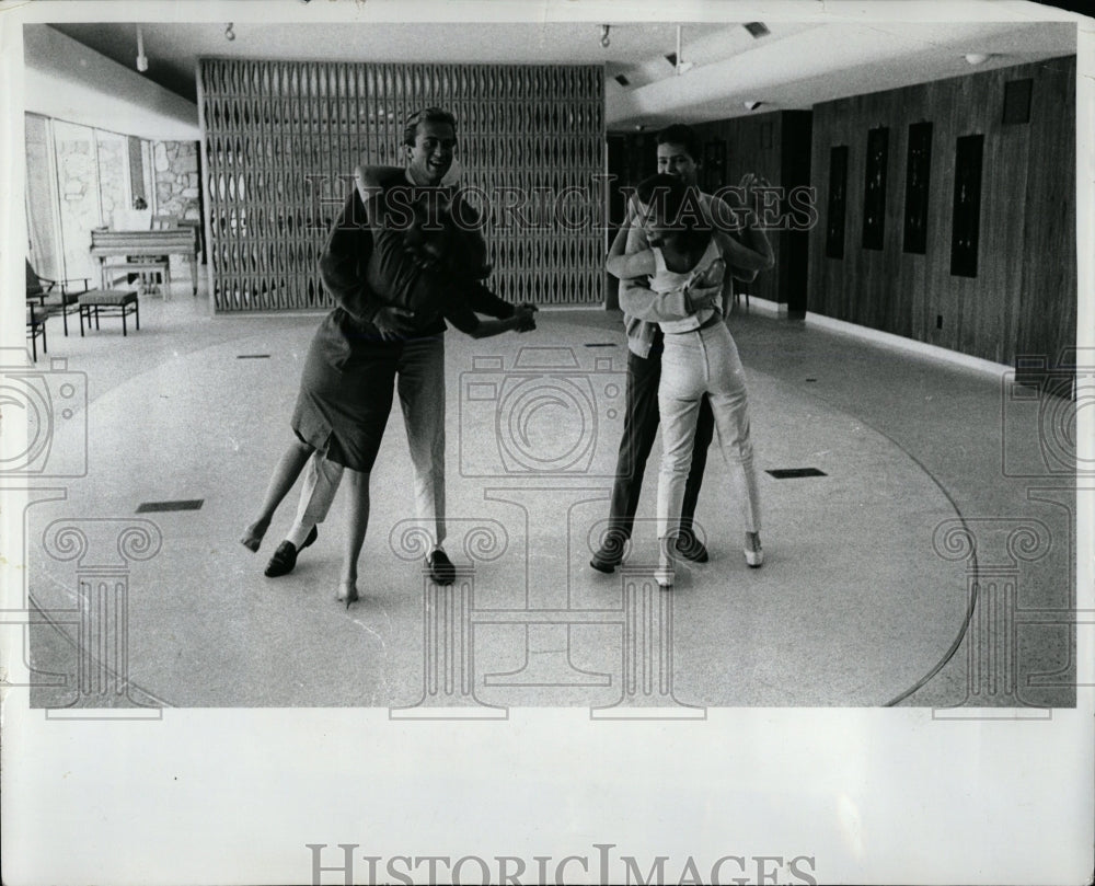 1963 Press Photo Pool becomes Dance Floor - RRW02571 - Historic Images
