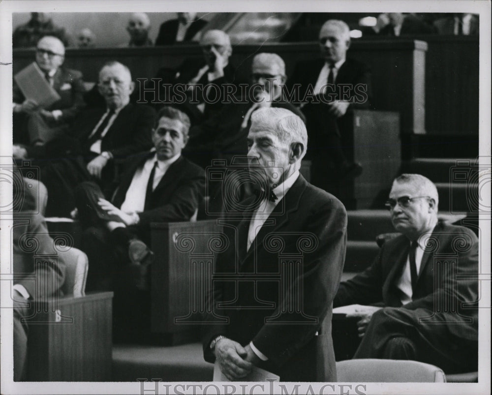 1965 Press Photo Delbert Asbury Auto Insurance Hearing - RRW02619 - Historic Images