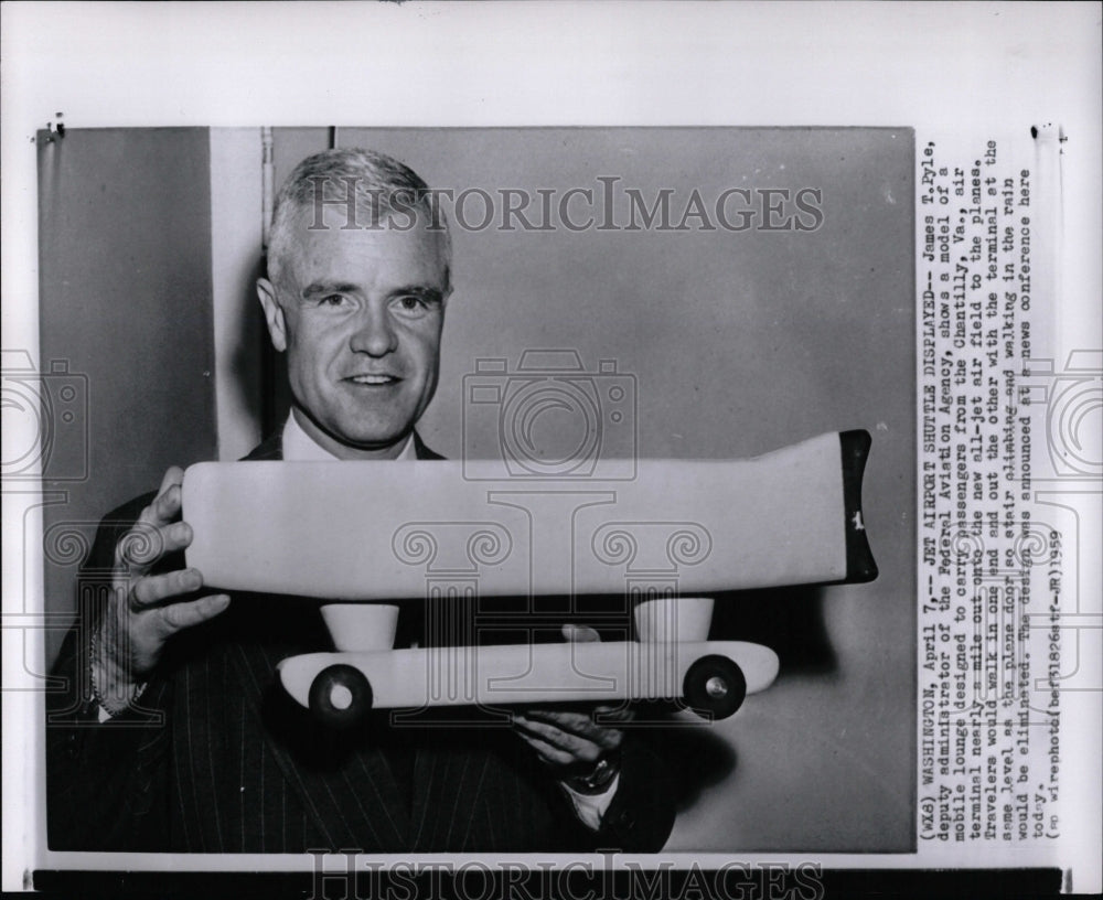 1959 Press Photo Jet Airport Shuttle Model Washington - RRW02649 - Historic Images