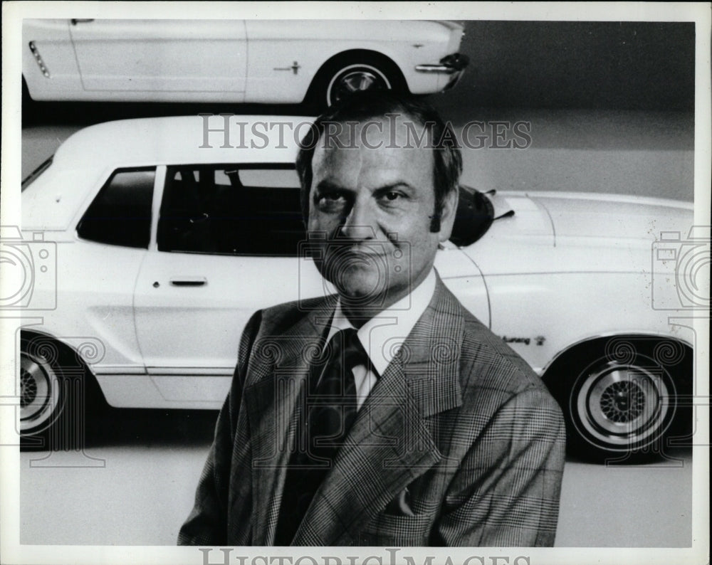 1974 Press Photo Lee Iacocca Mustang - RRW02785 - Historic Images