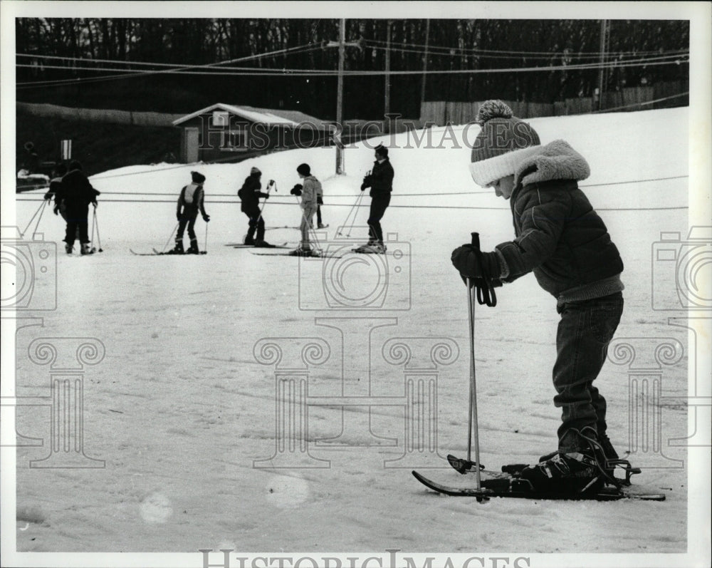 1981 Press Photo Mt. Brighton Snow Ski - RRW02789 - Historic Images