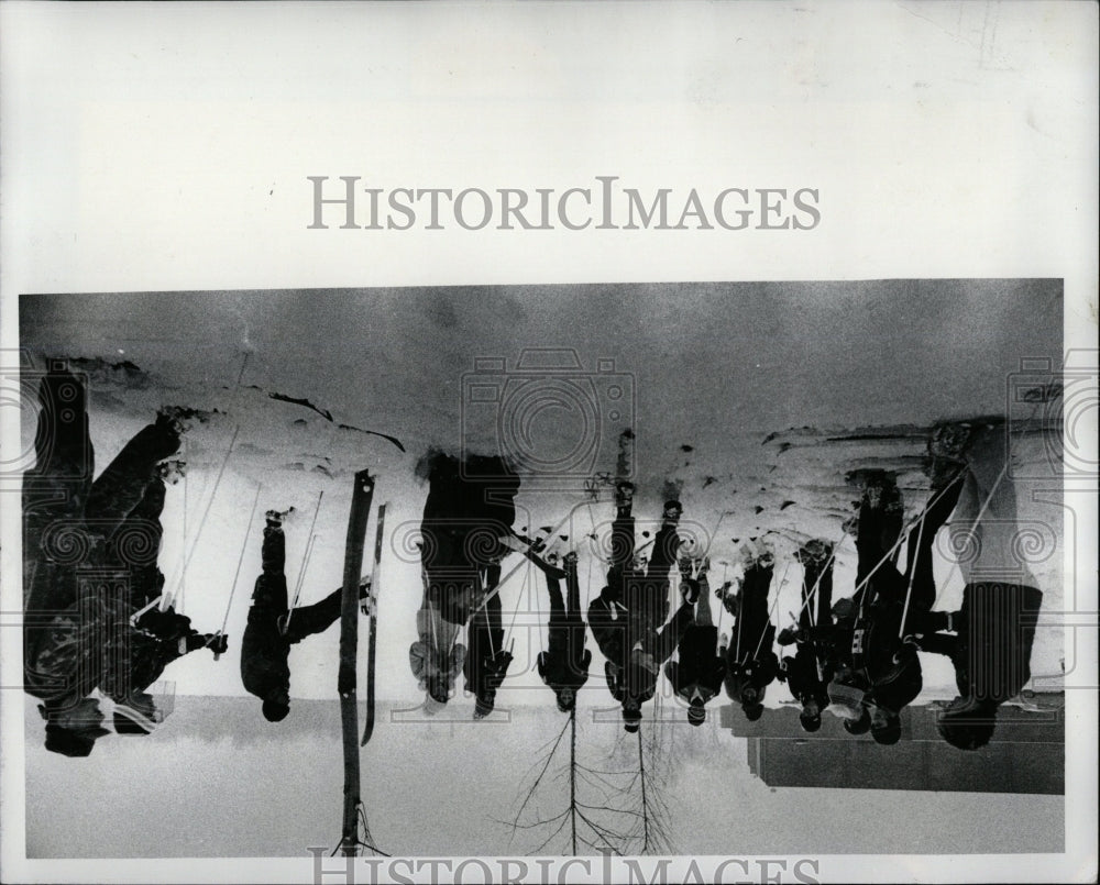 1978 Press Photo Marines Teaching Cross Country Skiing - RRW02795 - Historic Images