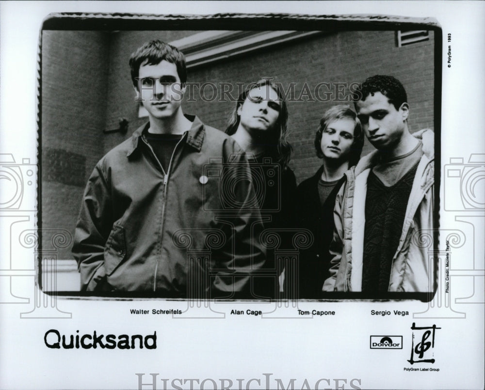 1994 Press Photo Quicksand Post-Hardcore Band New York - RRW03081 - Historic Images