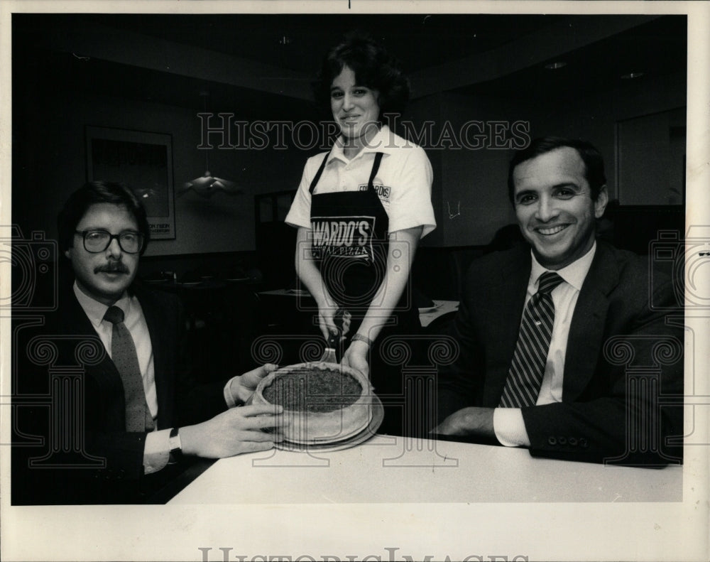 1985 Press Photo Edwardos Pizza Restaurant Owners - RRW03579 - Historic Images