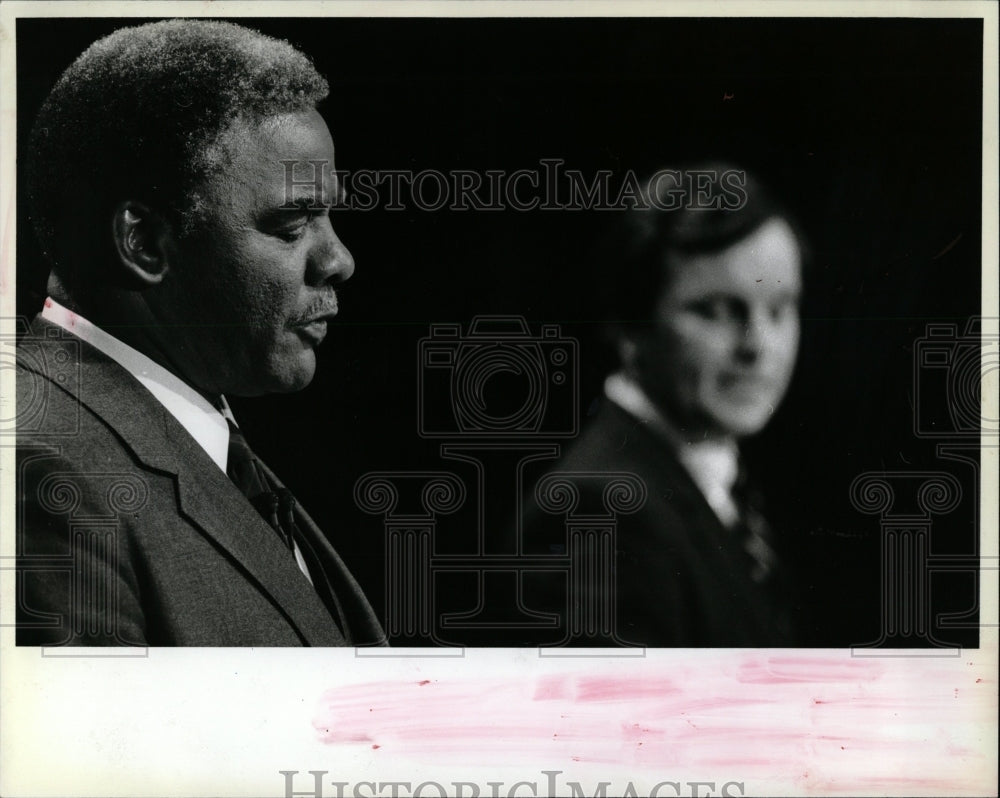 1983 Press Photo Washington Daley Election Debate - RRW03679 - Historic Images