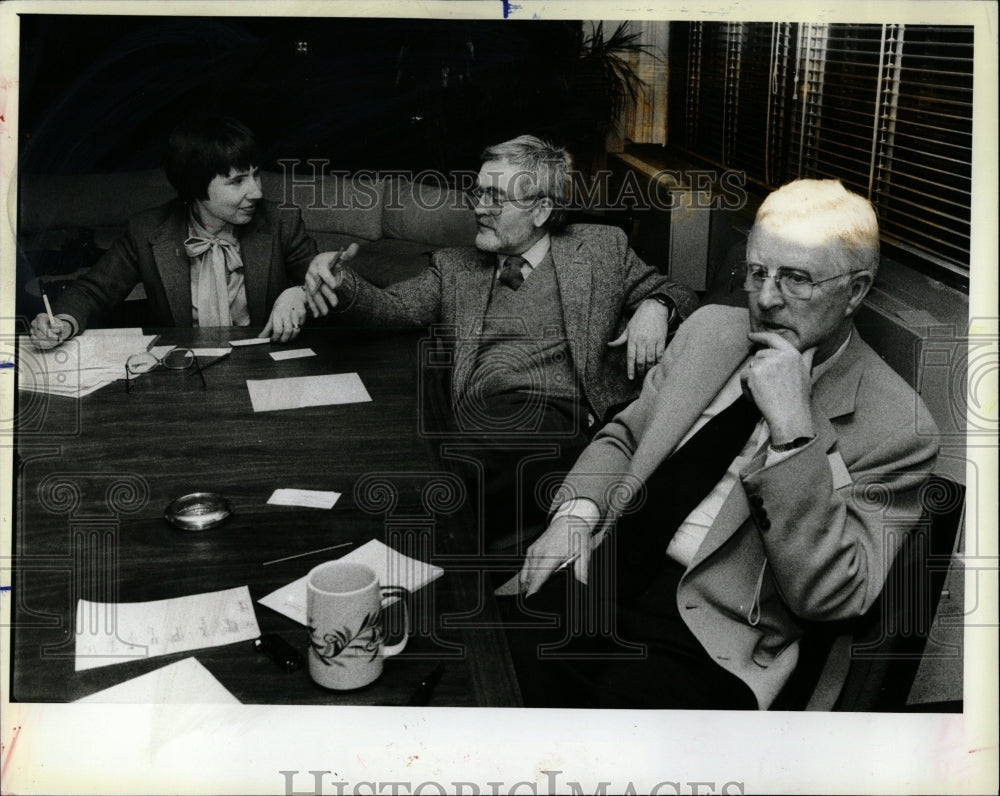 1983 Press Photo Election Debate Experts - RRW03687 - Historic Images