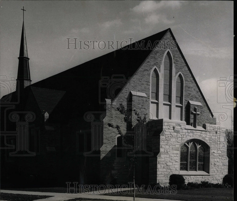 1955 Press Photo Trinity Community Church IL - RRW03733 - Historic Images