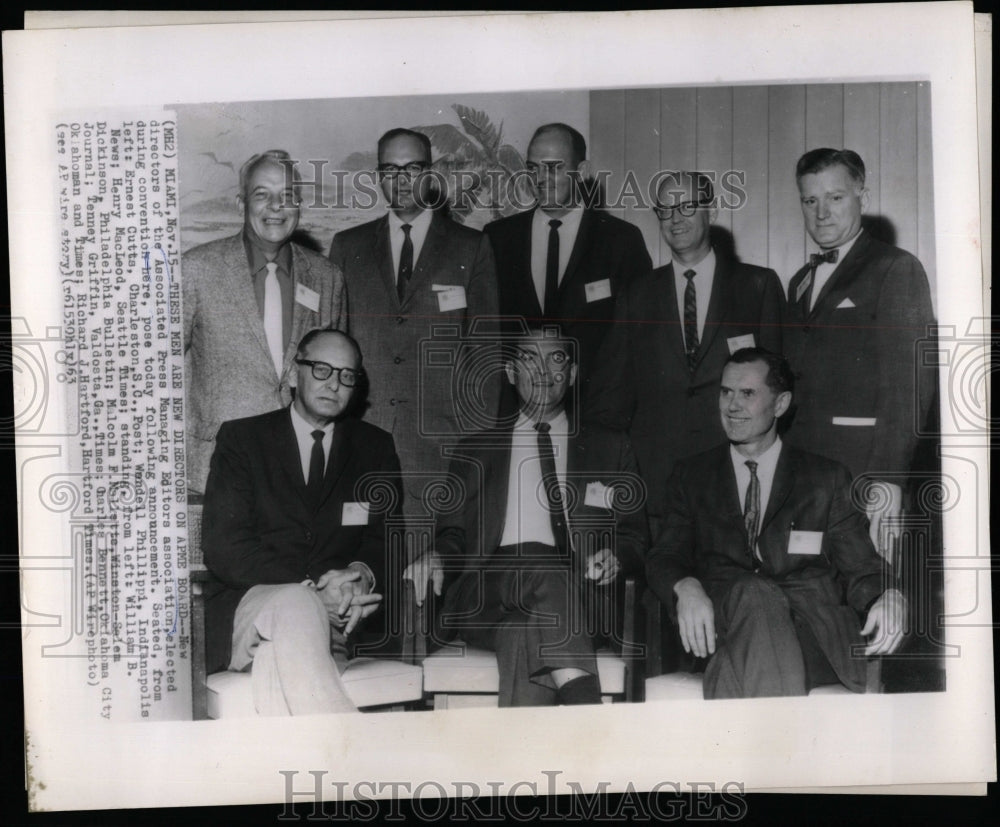 1963 Press Photo Apme Board director managing editors - RRW04045 - Historic Images