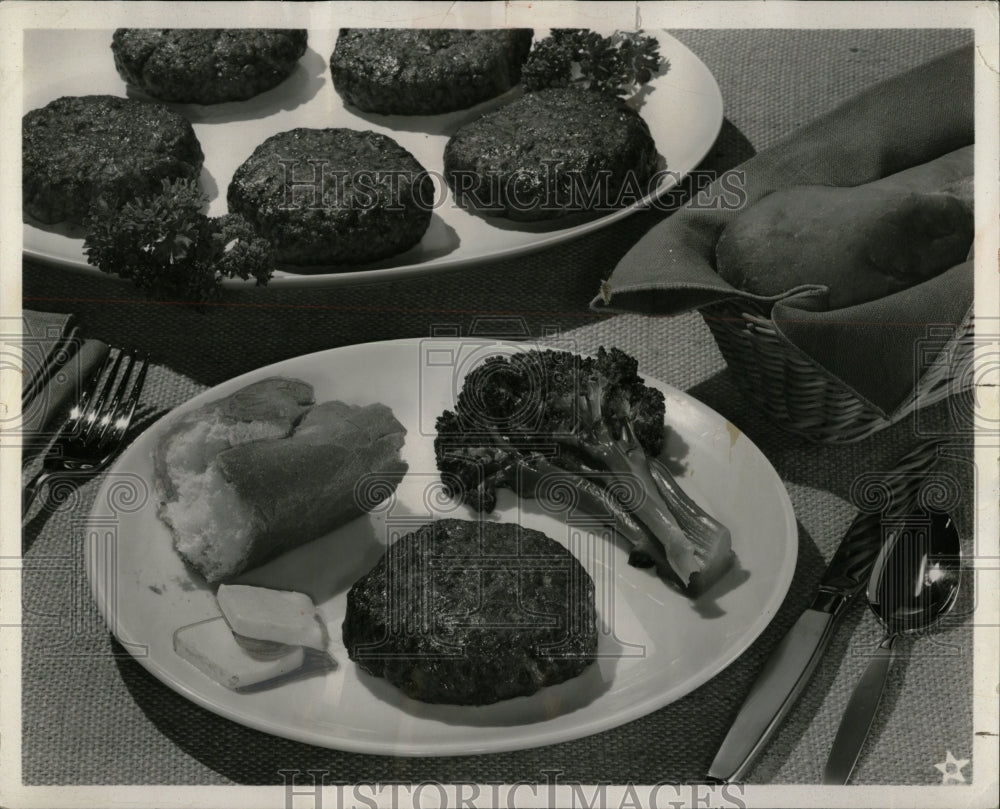 1967 Press Photo Beefadillos Beef Patties Dill Weed - RRW04505 - Historic Images