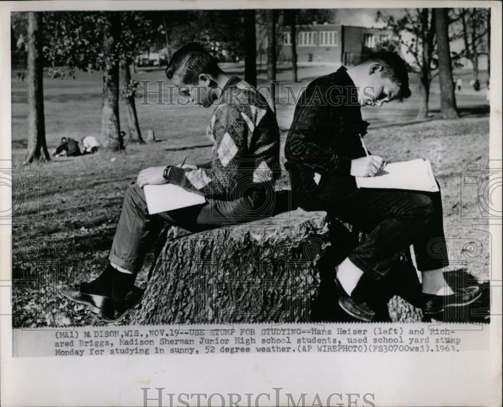 1963 Press Photo Heiser Richard Briggs Madison Sherman - RRW04597 - Historic Images