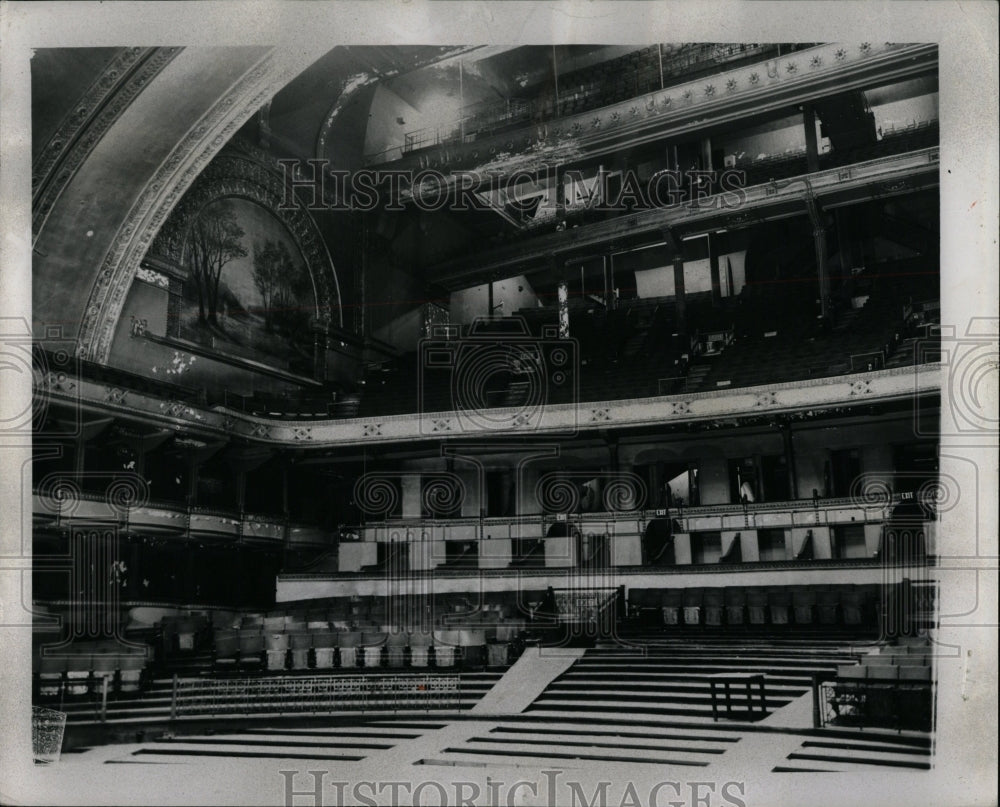 1958 Press Photo Chicago&#39;s Auditorium, for restoration - RRW04685 - Historic Images