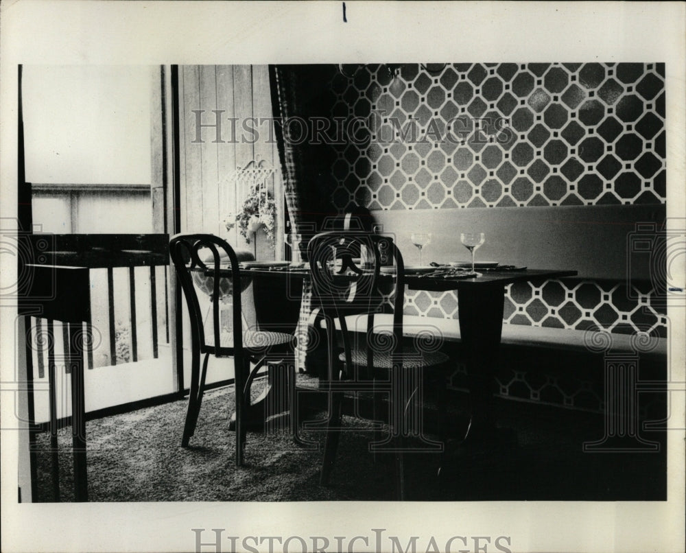 1972 Press Photo Private Balcony Sliding glass Montery - RRW04751 - Historic Images