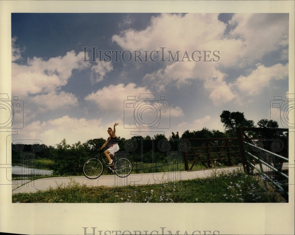 1992 Press Photo Busse Woods Bicycle mountain Northwest - RRW05105 - Historic Images