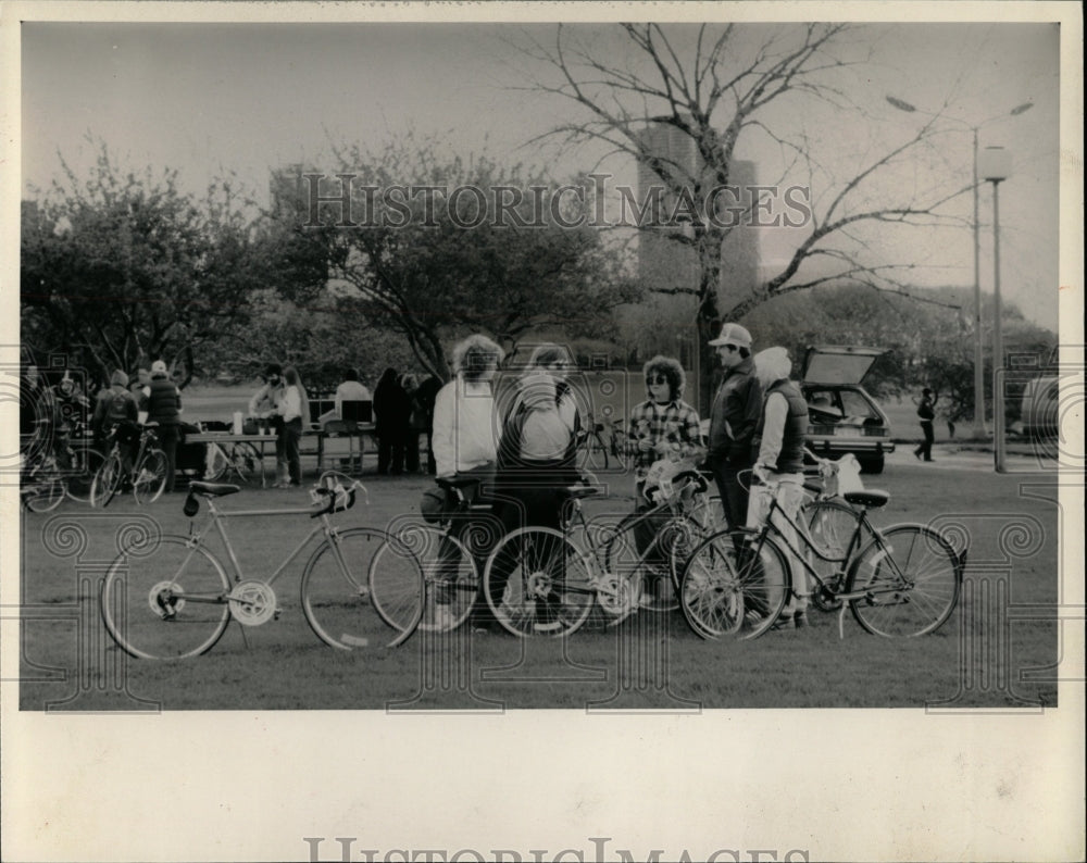 1985 Press Photo Bicycle trail little exercise Chicago - RRW05133 - Historic Images