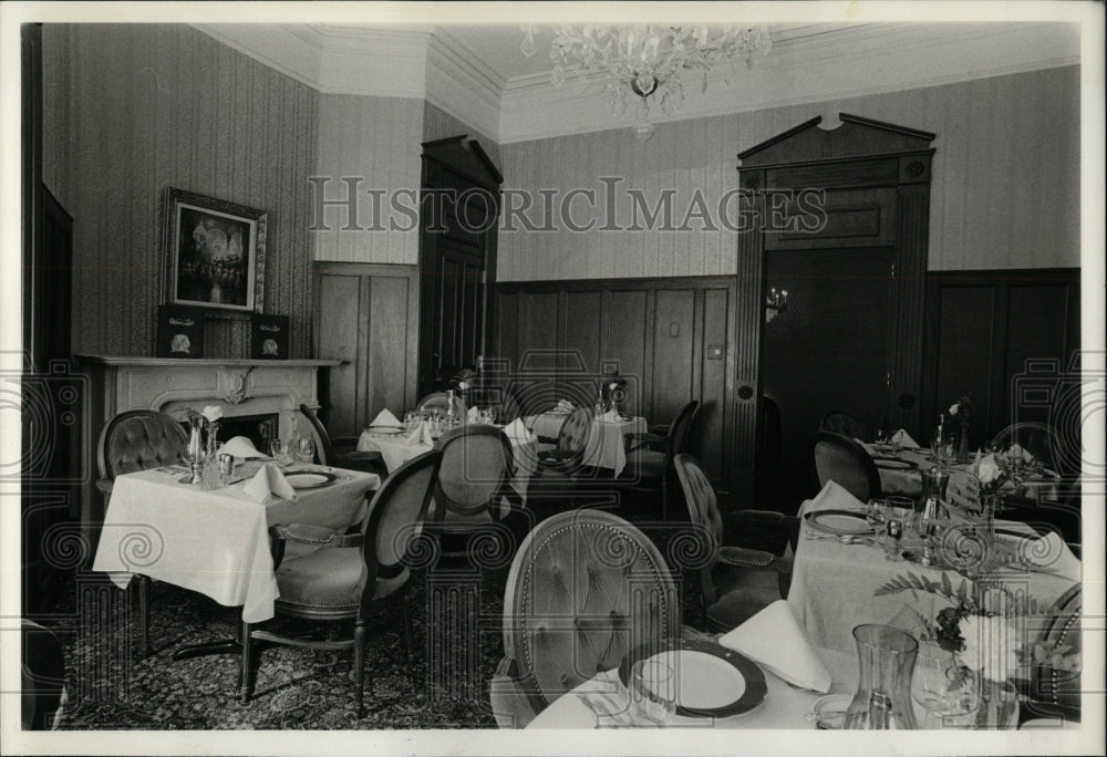 1978 Press Photo Biggs Restaurant Room library floor - RRW05273 - Historic Images