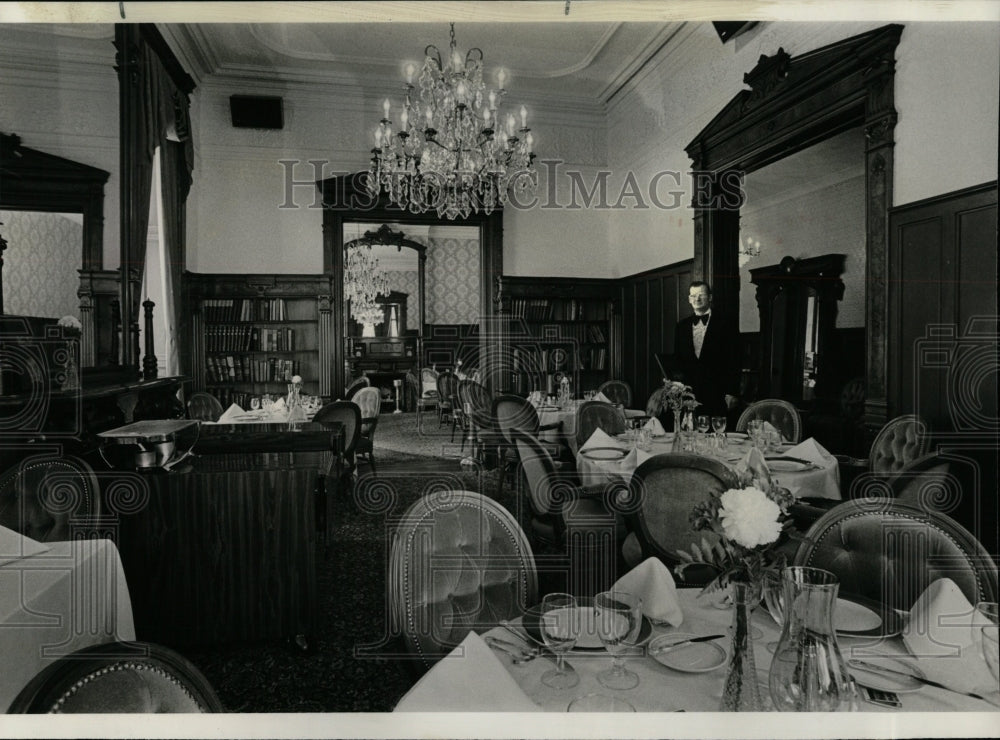 1978 Press Photo Biggs restaurant ceilings dining room - RRW05275 - Historic Images