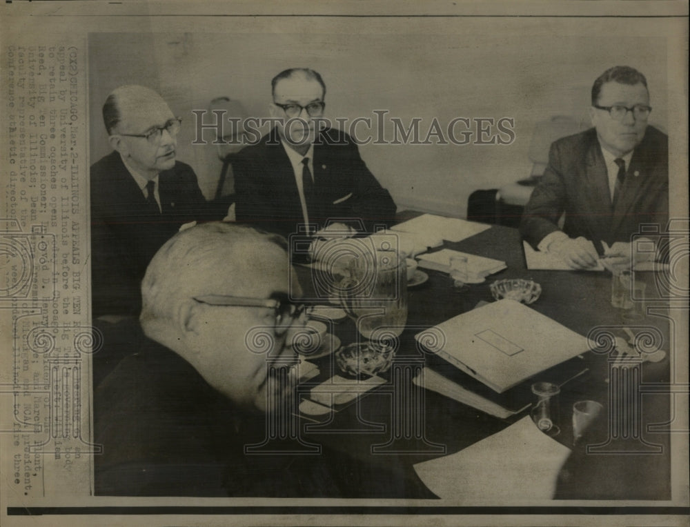 1967 Press Photo Big Ten Illinois university appeals - RRW05289 - Historic Images