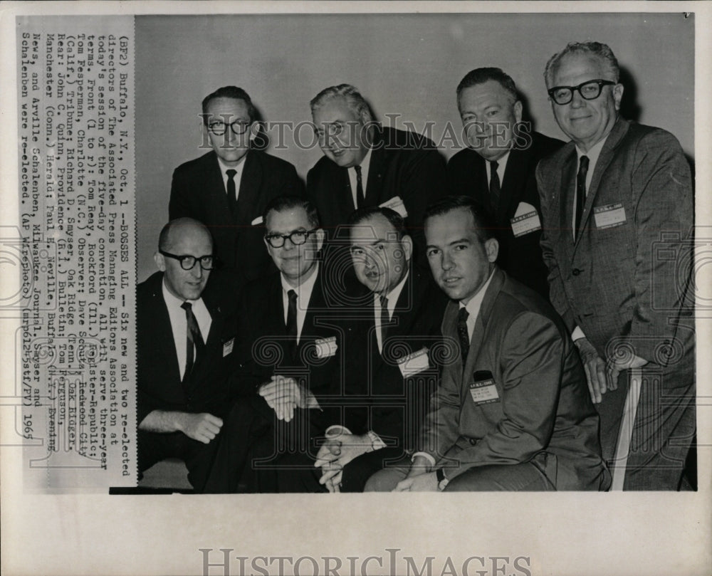 1965 Press Photo Tom Reany Oak Ridge John Quinn Buffalo - RRW05391 - Historic Images