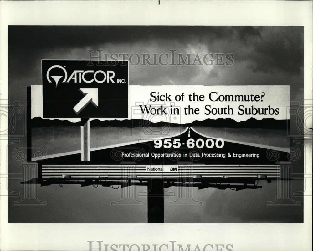 1985 Press Photo South Suburban Actor Tellway Tech - RRW05459 - Historic Images