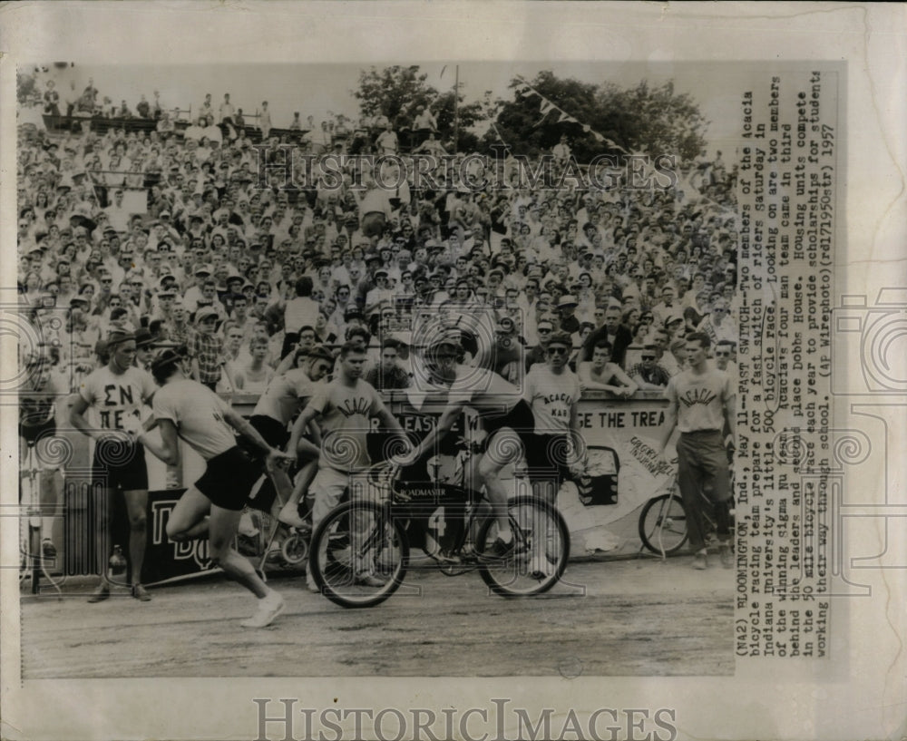 1957 Press Photo Acacia bicycle racin - RRW05631 - Historic Images