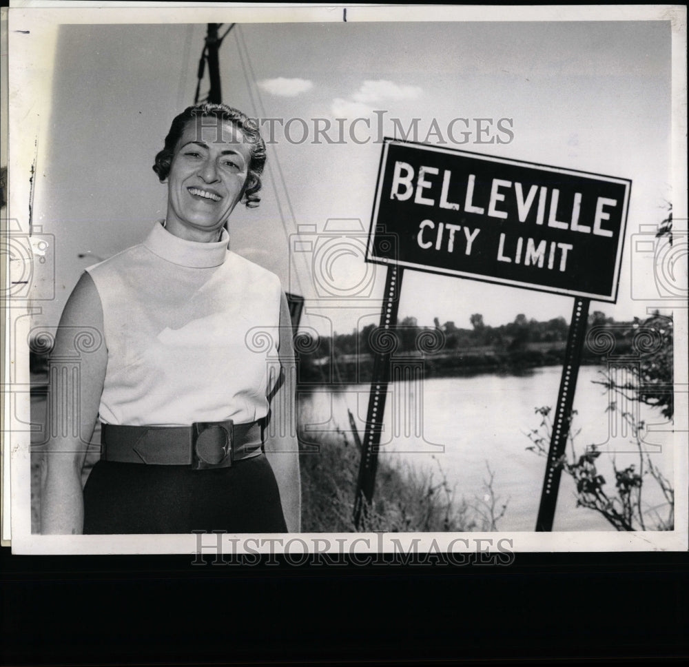 1929 Press Photo Bellaville City - RRW05641 - Historic Images