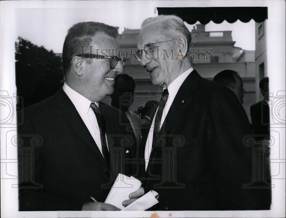 1961 Press Photo Lawrence O&#39;Brien John McCormack - RRW05673 - Historic Images