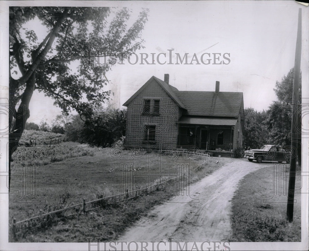 1957 Press Photo Ziegenhardt Home Gosline Rd Lapeer - RRW05699 - Historic Images